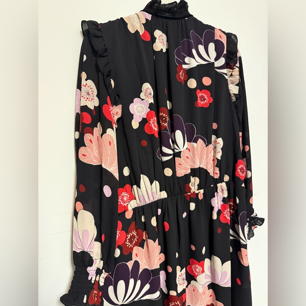 NWOT 16 Ann Taylor Beautiful long sleeve midi dress, NEW, never used. No tags - Picture 2 of 15